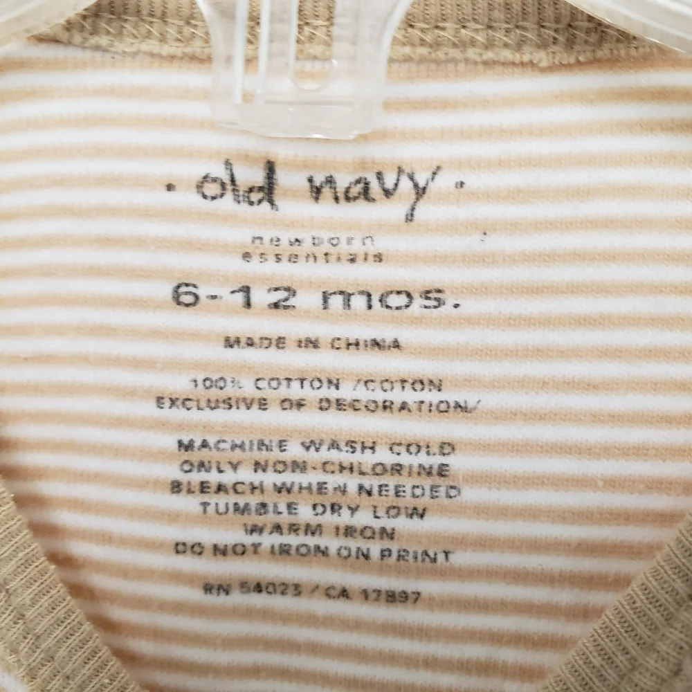 Old Navy Striped Footie Pajamas